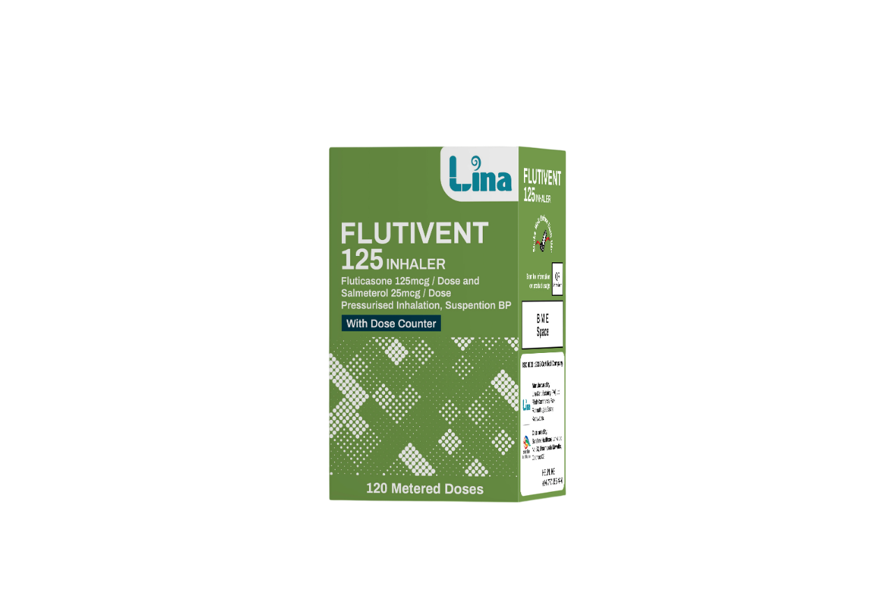 Flutivent 125 inhaler manufactured by Lina