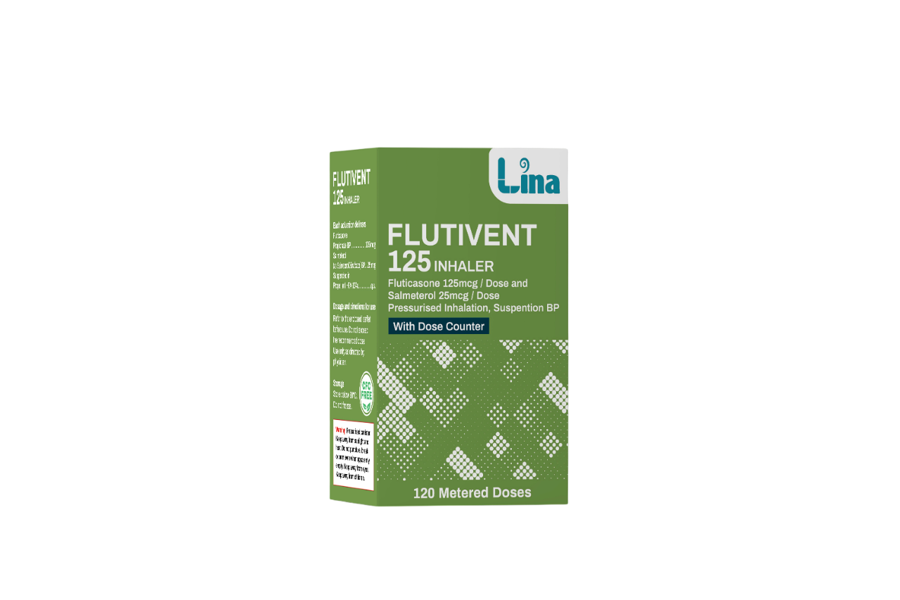 Flutivent 125 inhaler manufactured by Lina