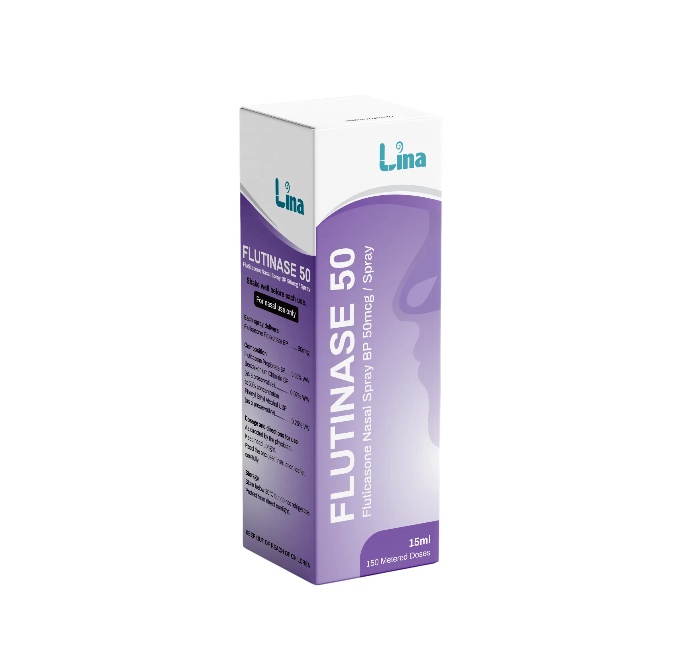Flutinase Nasal Spray manufactured by Lina