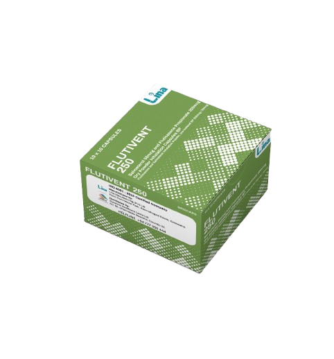 Flutivent 250 inhaler manufacturerd by Lina