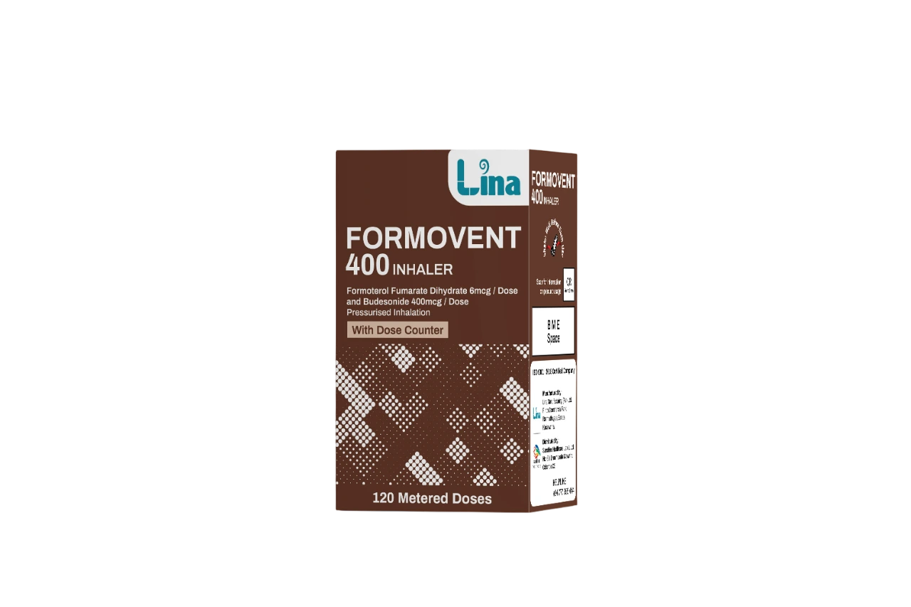 Fomovent 400 Inhaler manufacturerd by Lina