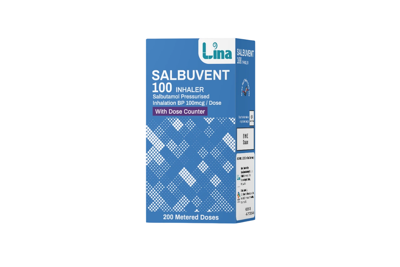 Salbuvent 100 Inhaler manufacturerd by Lina