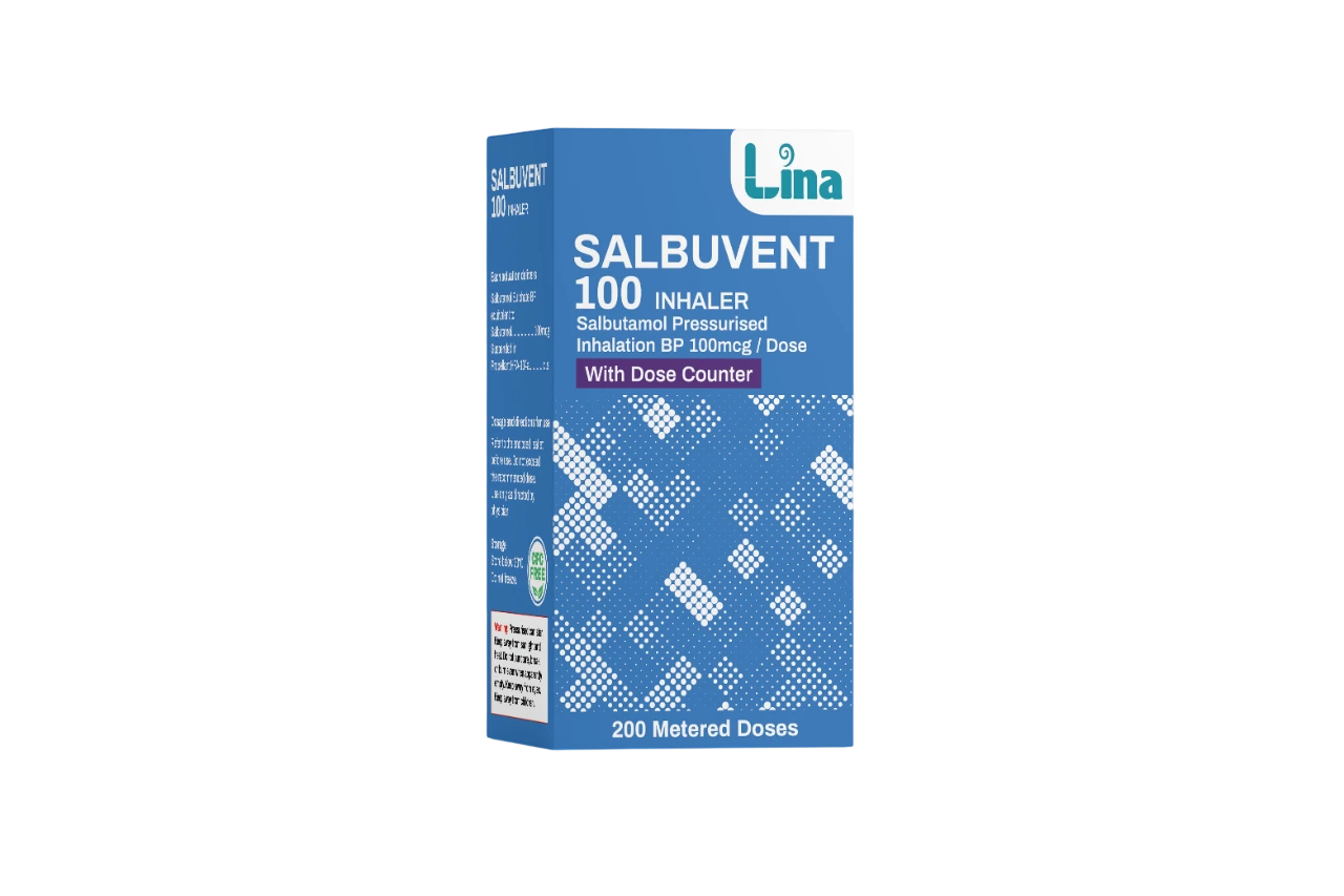 Salbuvent 100 Inhaler manufacturerd by Lina
